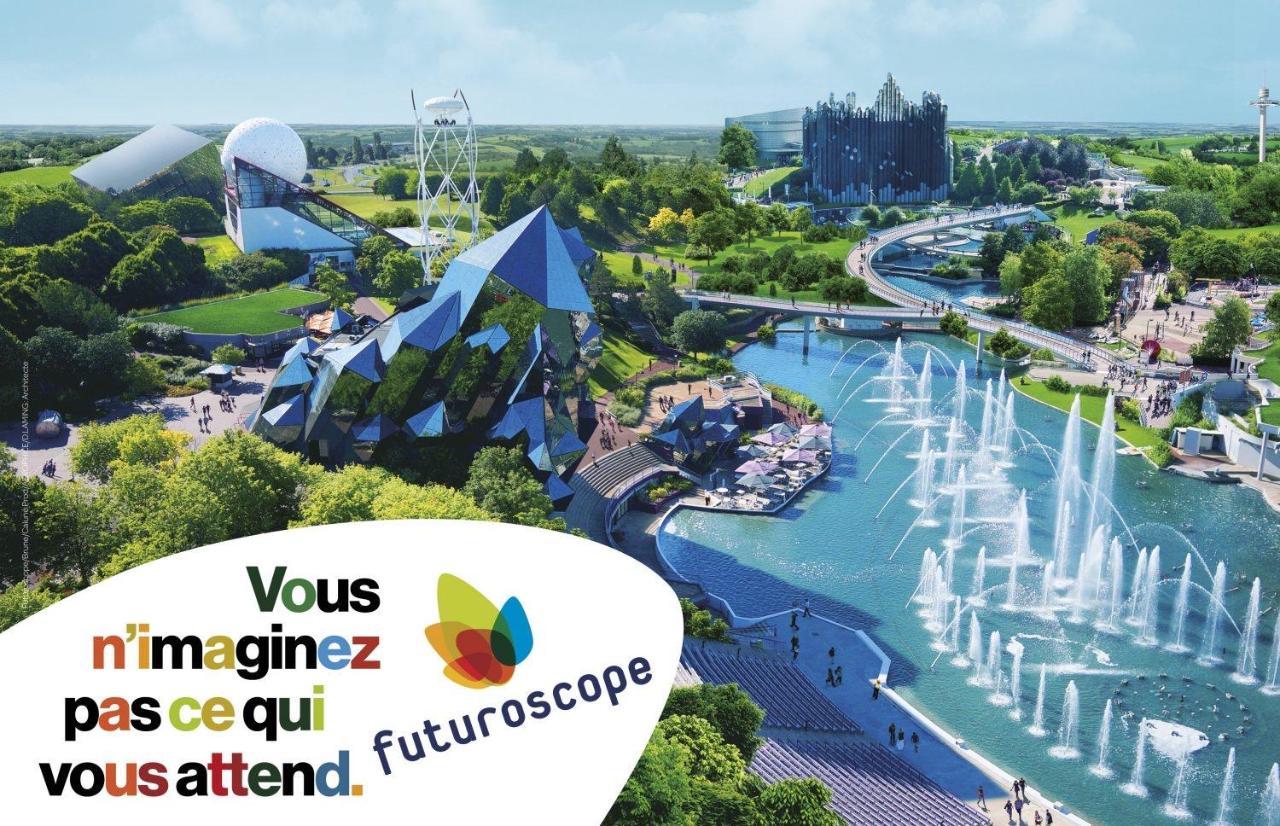 Loveyou Villalunoterie Futuroscope Piscine Spa 4Pers Oyre Exterior foto